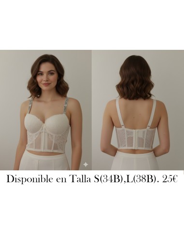 Corset de Mujer (Love Secret) ideal para lucir sensual y con clase - CORSET BEIGE CREMA LOVE SECRET