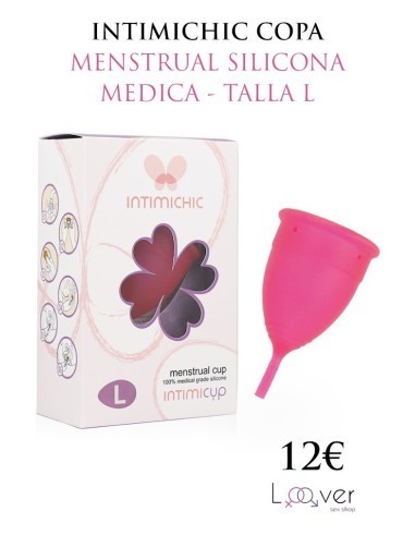 INTIMICHIC - COPA MENSTRUAL SILICONA MEDICA - TALLA L
