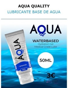 AQUA QUALITY - LUBRICANTE BASE DE AGUA 50 ML