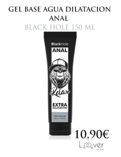 BLACK HOLE GEL BASE AGUA DILATACION ANAL 150 ML