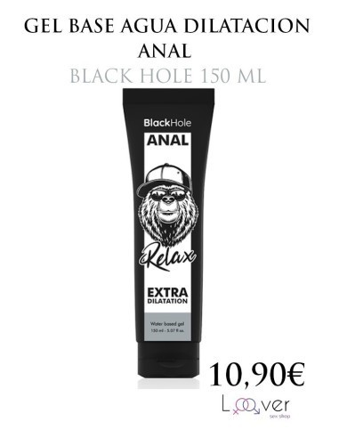 BLACK HOLE GEL BASE AGUA DILATACION ANAL 150 ML