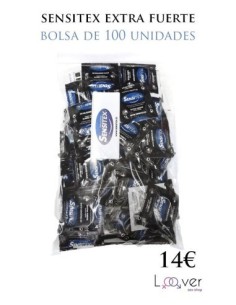 SENSITEX EXTRA FUERTE BOLSA DE 100 UNIDADES