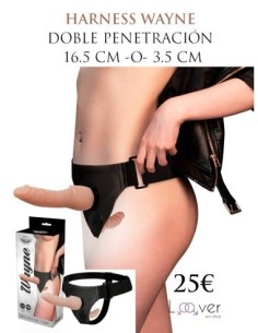 HARNESS ATTRACTION - WAYNE DOBLE PENETRACIÓN 16.5 CM -O- 3.5 CM
