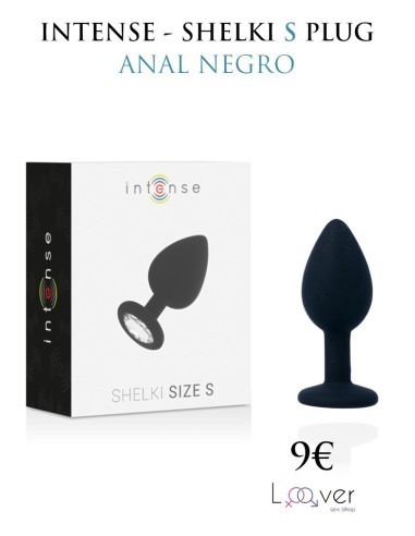 INTENSE - SHELKI S PLUG ANAL NEGRO