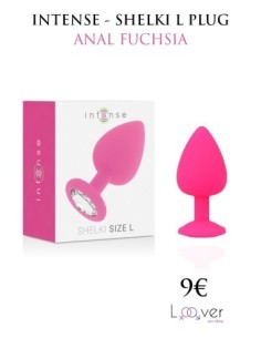 INTENSE - SHELKI L PLUG ANAL FUCHSIA