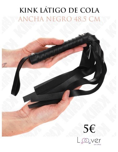 KINK - LÁTIGO DE COLA ANCHA NEGRO 48.5 CM
