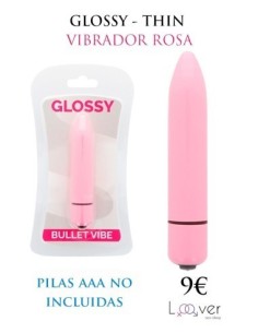 GLOSSY - THIN VIBRADOR ROSA