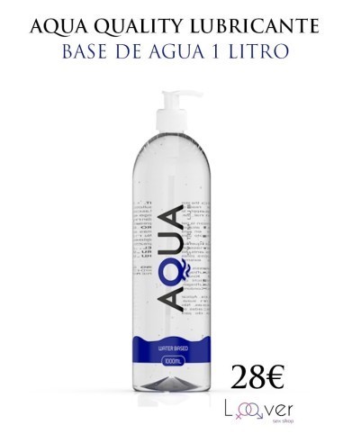 AQUA QUALITY - LUBRICANTE BASE DE AGUA 1 LITRO