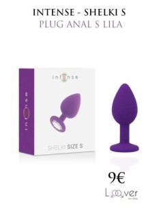 INTENSE - SHELKI S PLUG ANAL LILA PLATA TALLA S