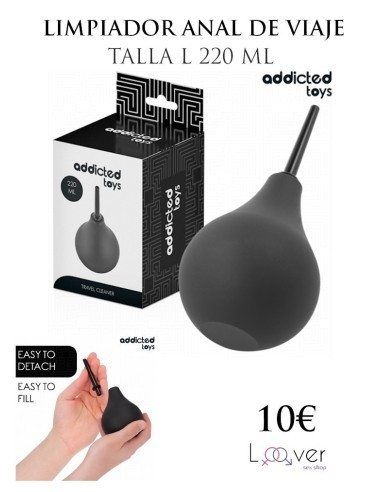 ADDICTED TOYS - LIMPIADOR ANAL DE VIAJE TALLA L 220 ML