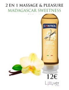 CONTROL - 2 EN 1 MASSAGE & PLEASURE MADAGASCAR SWEETNESS 200 ML