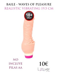 BAILE - WAVES OF PLEASURE REALISTIC VIBRATING 19.5 CM