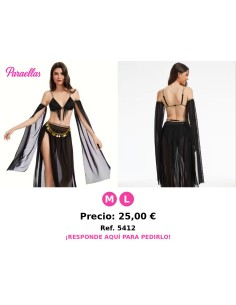 Conjunto de lencería exótica negra dorada y borlas - LENCERIA NEGRA BORLAS
