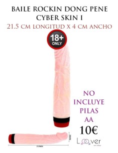 BAILE - ROCKIN DONG PENE CYBER SKIN I      -   VIBRADOR