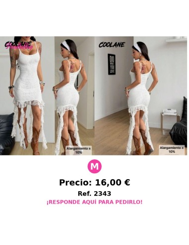 Vestido blanco de encaje