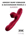 ARMONY - BUMP VIBRADOR & SUCCIONADOR MODELO 2 BURDEOS