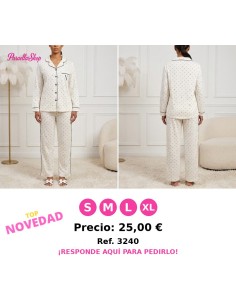 Conjunto de pijama de dos piezas.