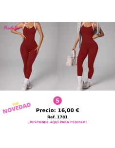 Enterizo deportivo sin mangas
