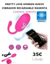 PRETTY LOVE - DOREEN HUEVO VIBRADOR RECARGABLE MAGENTA CONTROL REMOTO