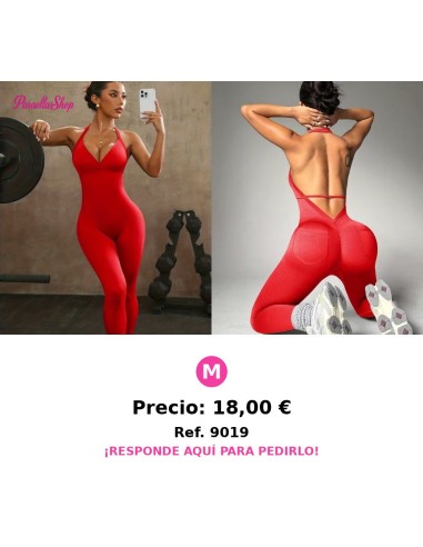 Enterizo deportivo con Espalda y Diseño de Cadera en V