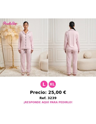 Conjunto de pijama de dos piezas.